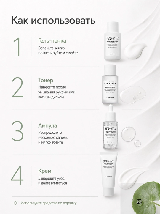 SKIN1004 Centella Travel Kit — Серия мини-наборов ухода за лицом