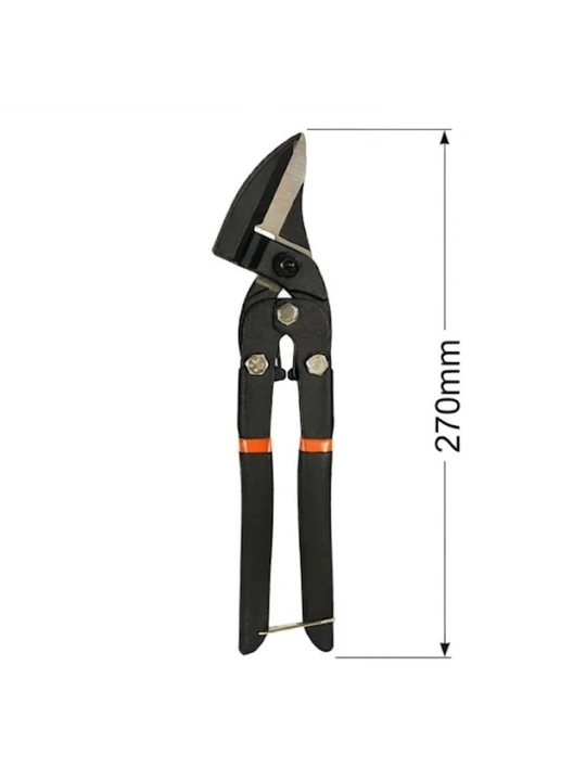 Metall uchun qaychi, bolg‘alangan jag‘li, yashirin mexanizmli, 270 mm