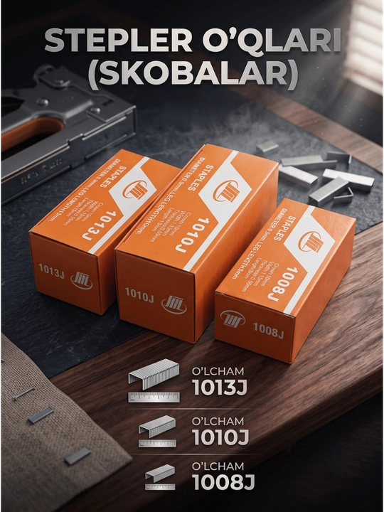 Skobalar, Steplerlar uchun 1008, 1010 va 1013-turdagi skobalar - 