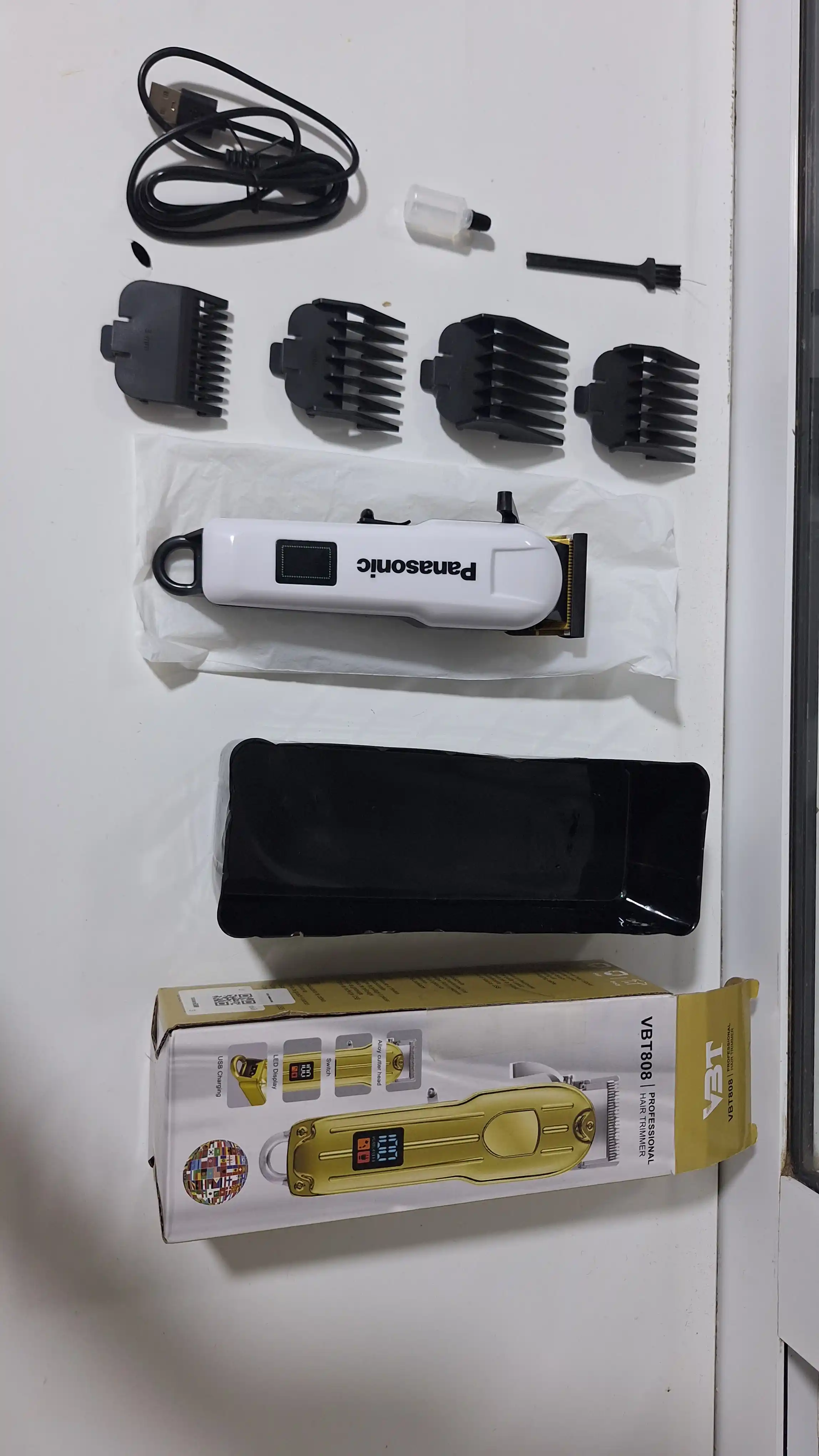 Триммер для волос и бороды, бритва, VBT808