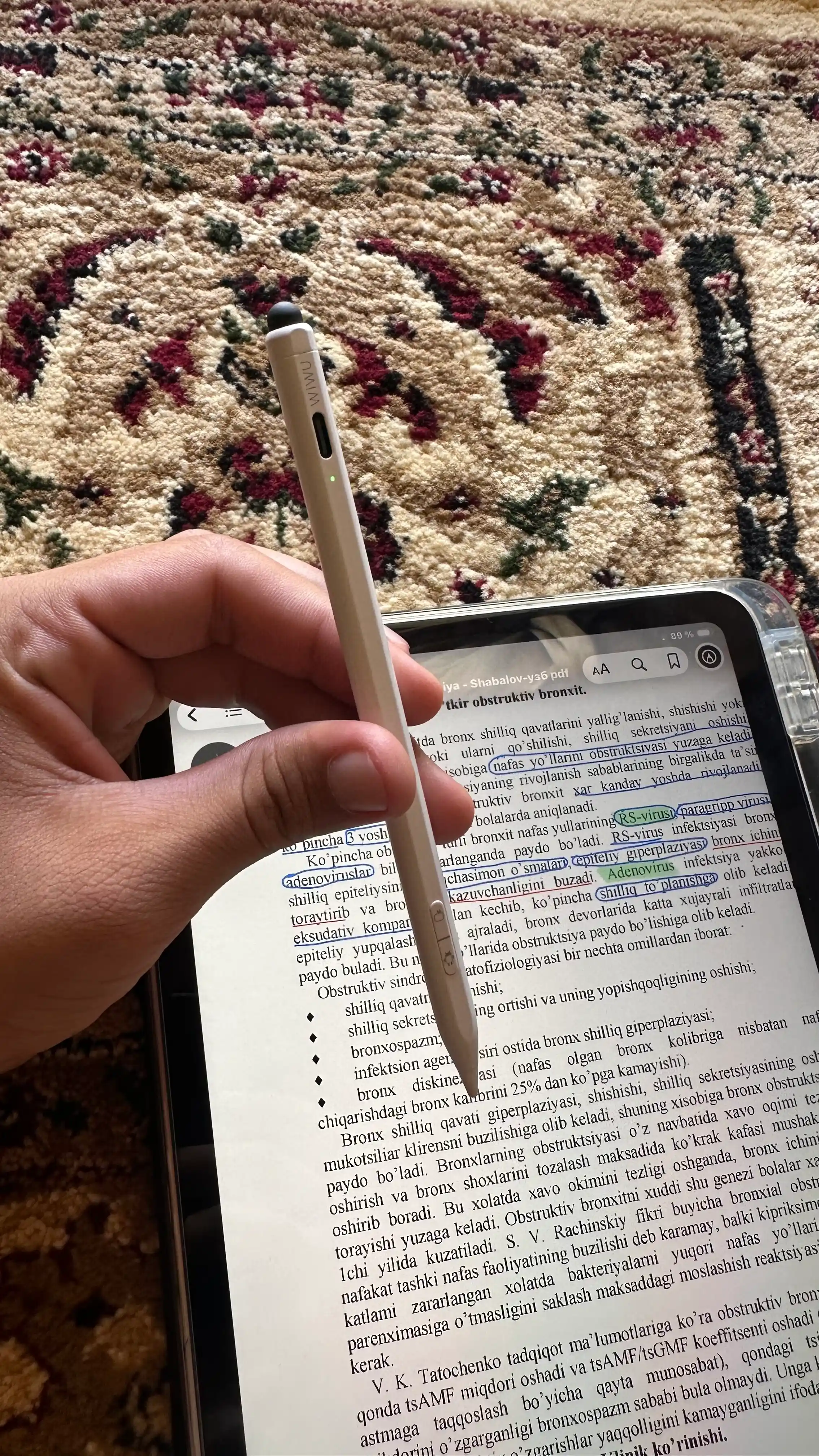 WiWU Pencil S04 – стилус для iPad, высокая точность, идеально для рисования и письма