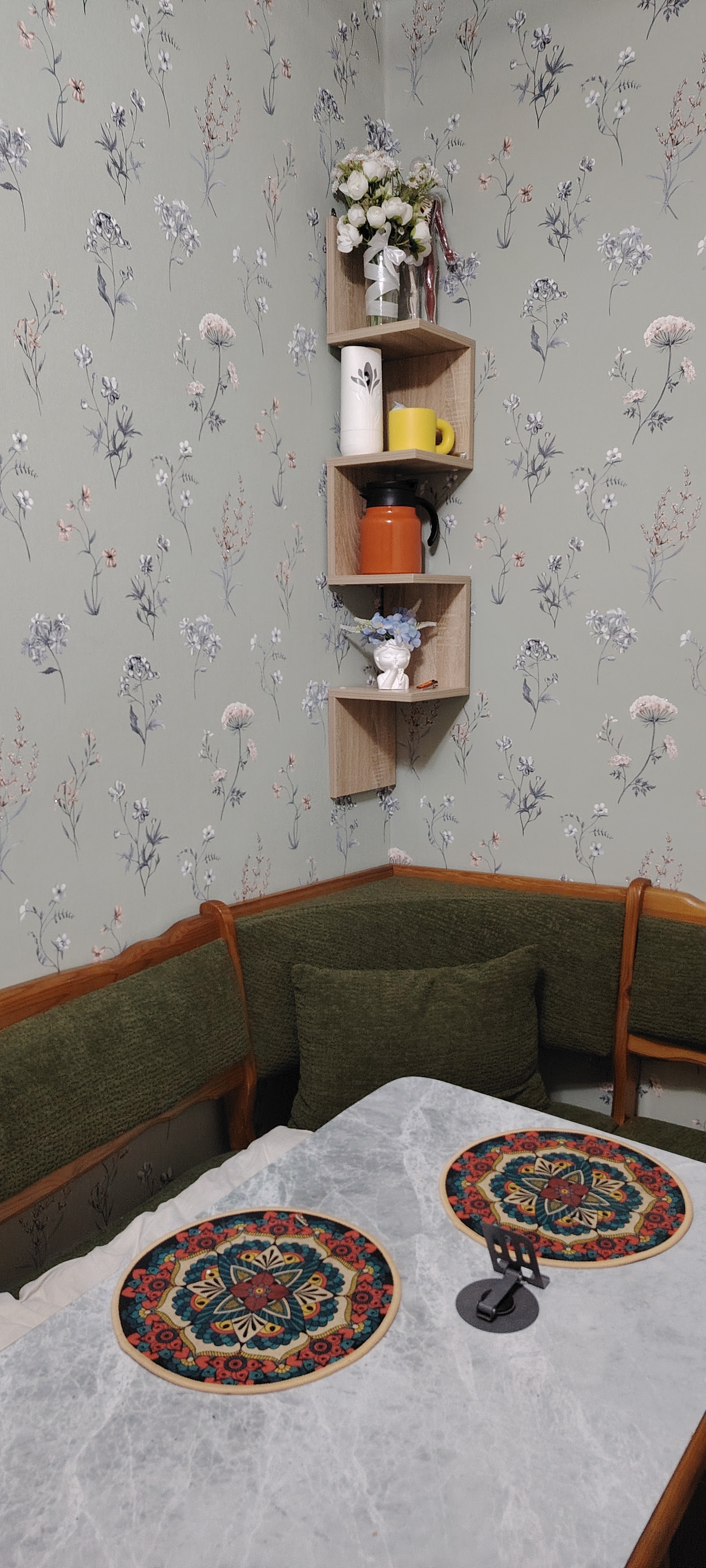 Обои для стен Herbarium флизелин виниловые, моющиеся, для ремонта и декора