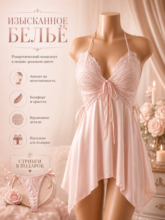 Ayollar uchun to‘rli tungi ko‘ylak, penyuar va uy kiyimi, uyqu uchun pijama - 