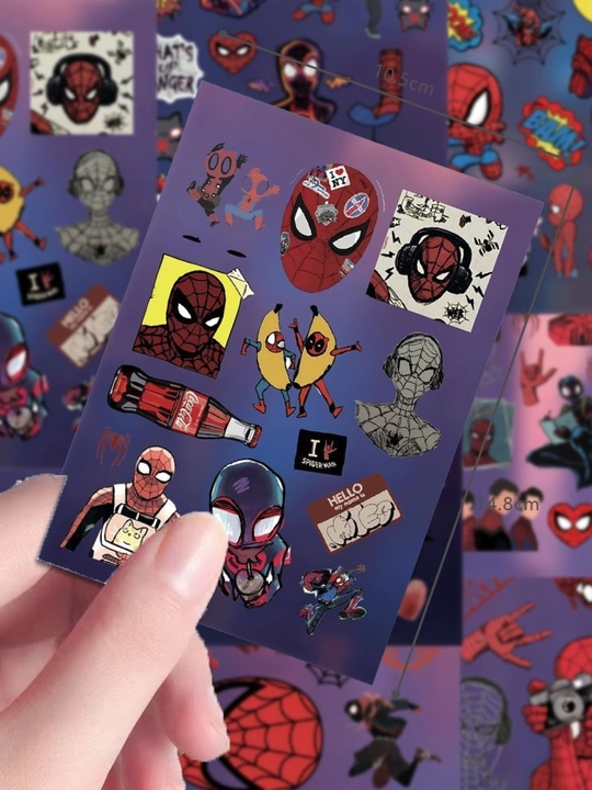 Spider-Man nakleykalar, qiziqarli stikerlar - 