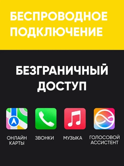 Simsiz CarPlay va Android Auto adaptori, mashina uchun Bluetooth o'tkazgich