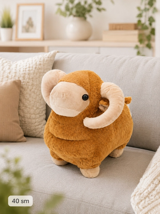 Мягкая игрушка барашек, 40 см