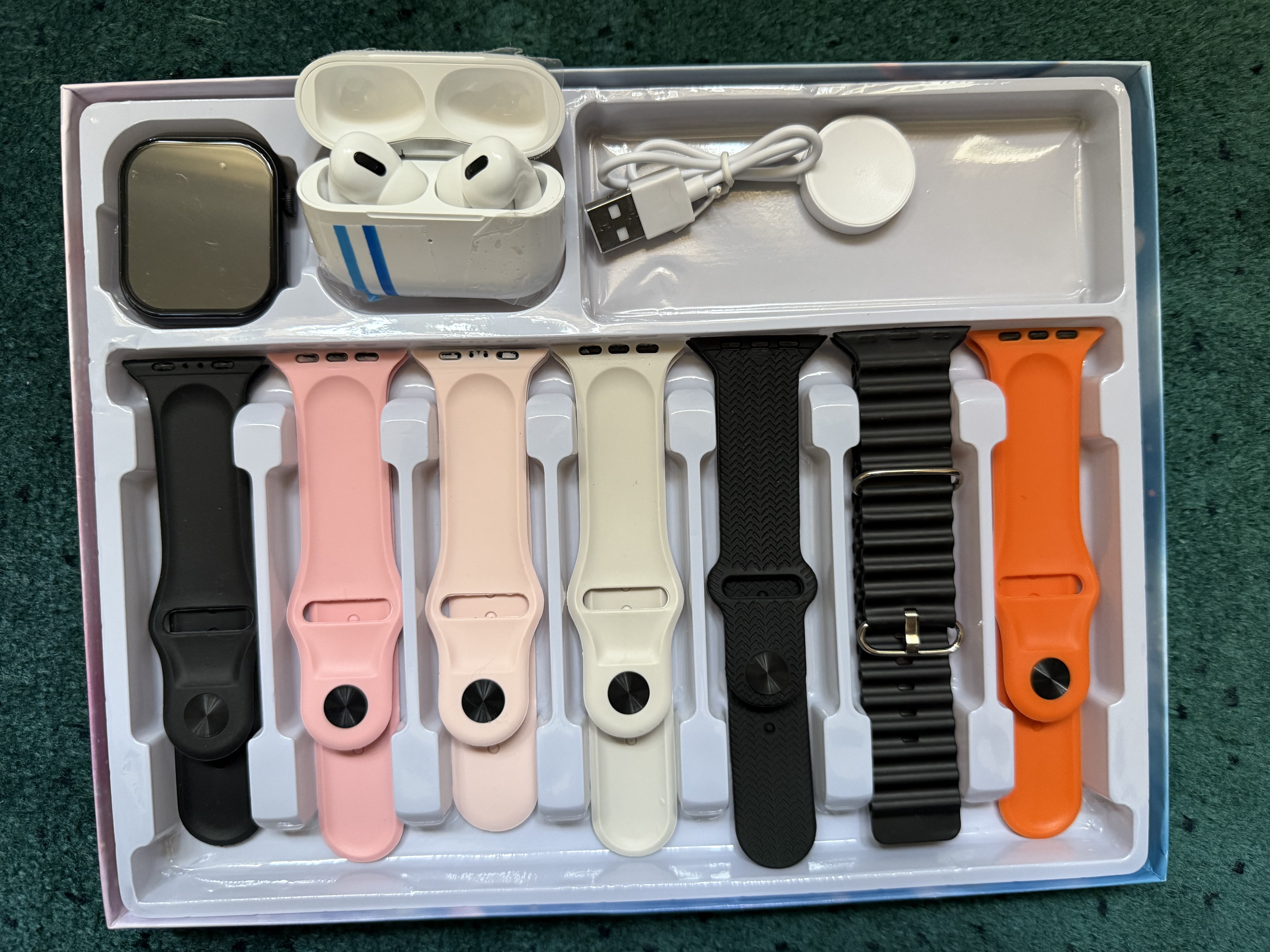 Smart watch S2000/ V11 Pro Max, Seres11 46mm, 10 ремешков, для повседневного использования