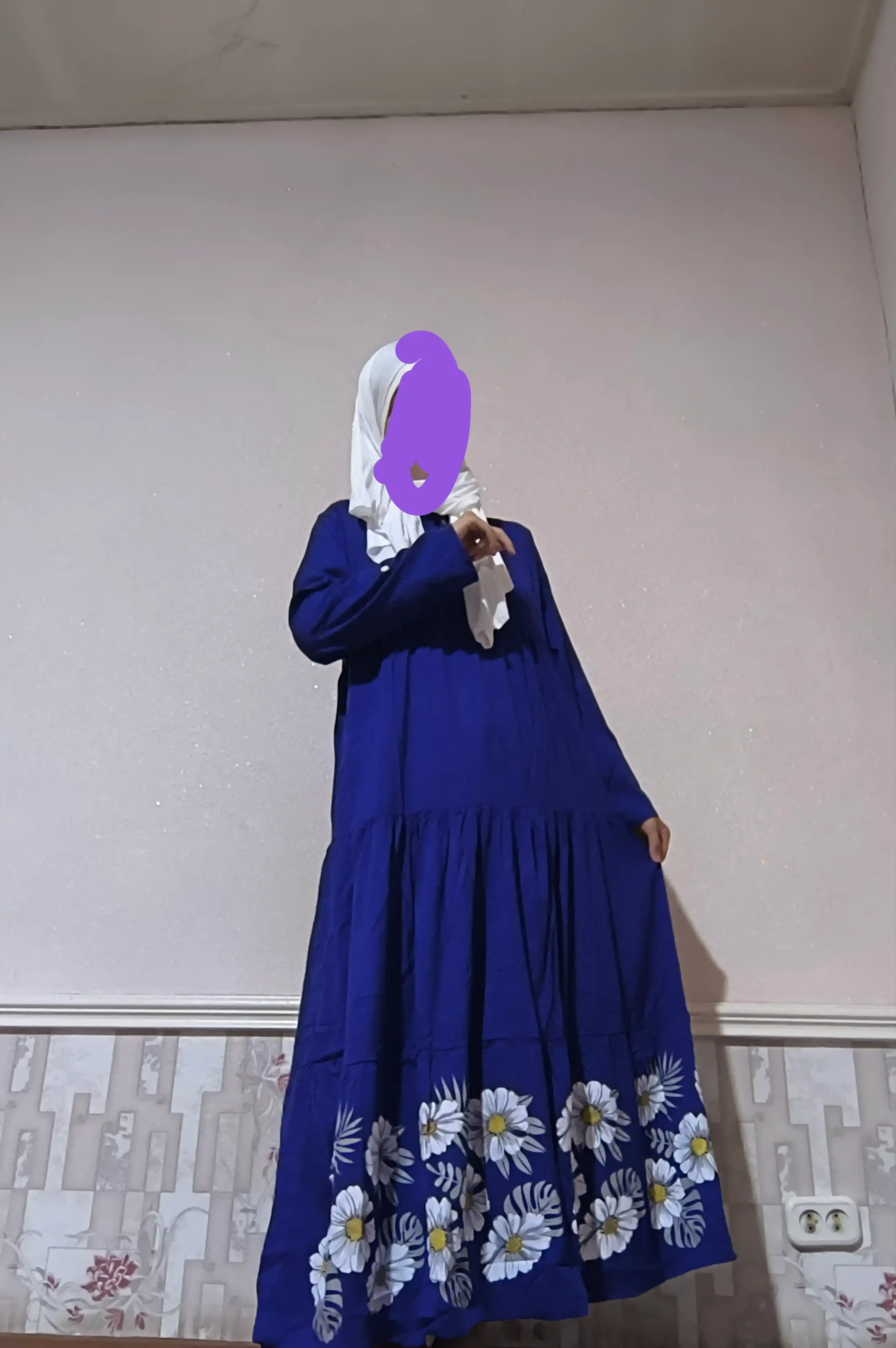 Ayollar uchun yozgi  gulli ko'ylak