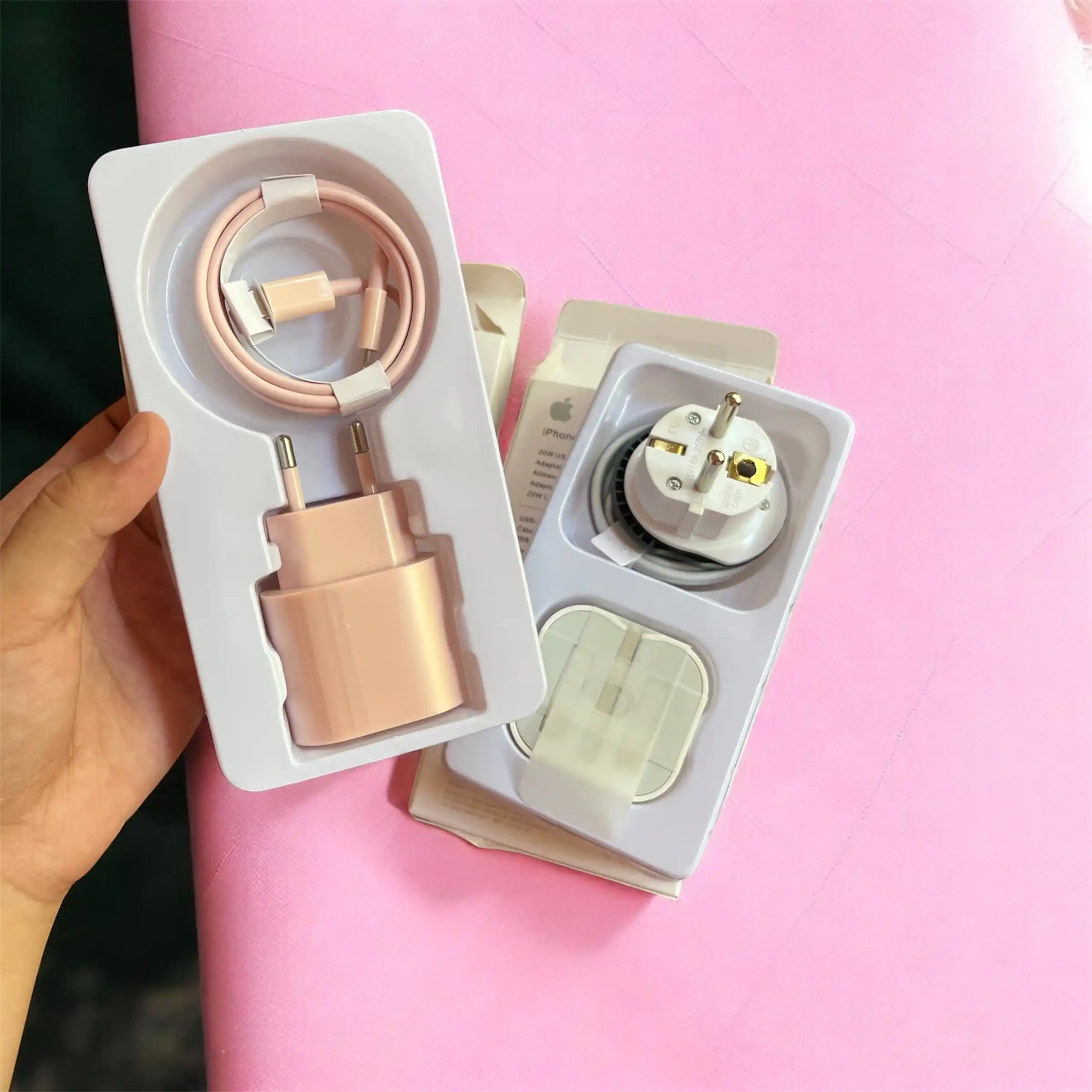 25W To'plam iphone zaryadchik kabel, ayfon zaryadchik adapter