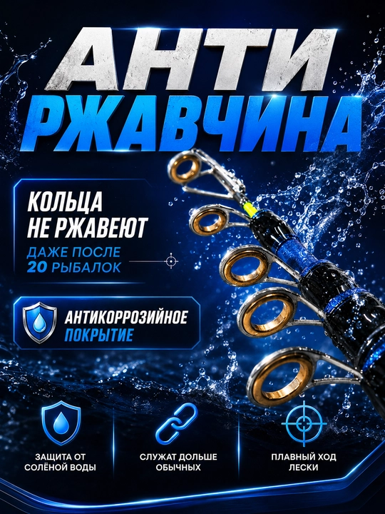 Удочка для рыбалки телескопическая без катушки