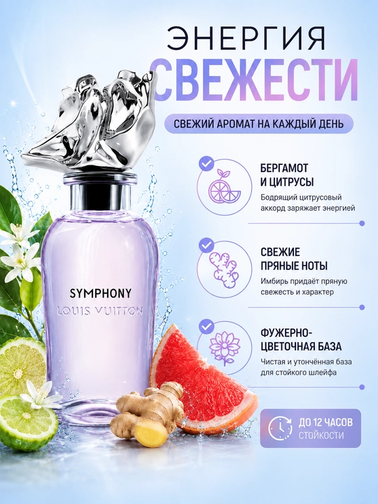 Atir Louis Vuitton Symphony, erkaklar va ayollar uchun
