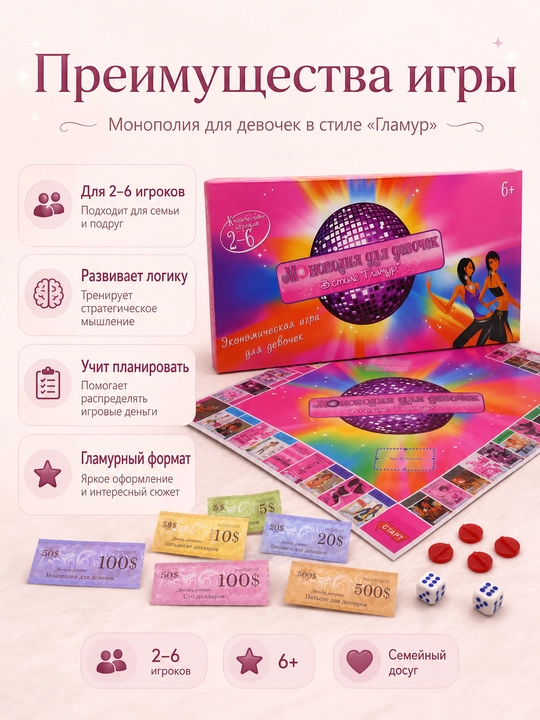Детская настольная игра Монополия, тематическая версия