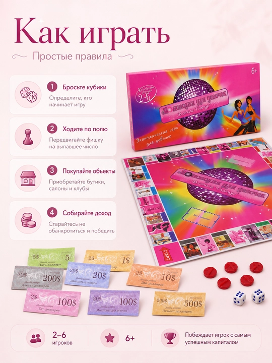 Детская настольная игра Монополия, тематическая версия