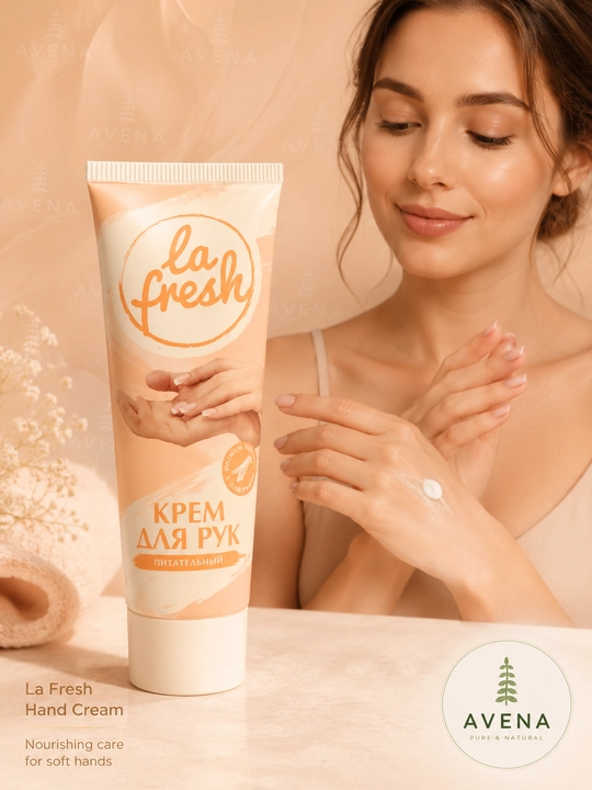 La Fresh крем для рук питательный — натуральное питание и увлажнение - 