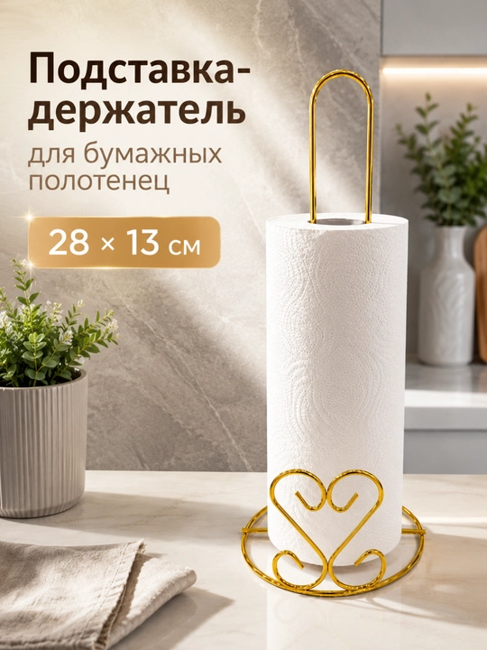 Qog‘oz sochiqlar uchun taglik ushlagich, metall sochiq stendi, qog'oz sochiq stendi - 