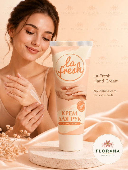 La Fresh крем для рук питательный — уход для мягких и нежных рук  - 