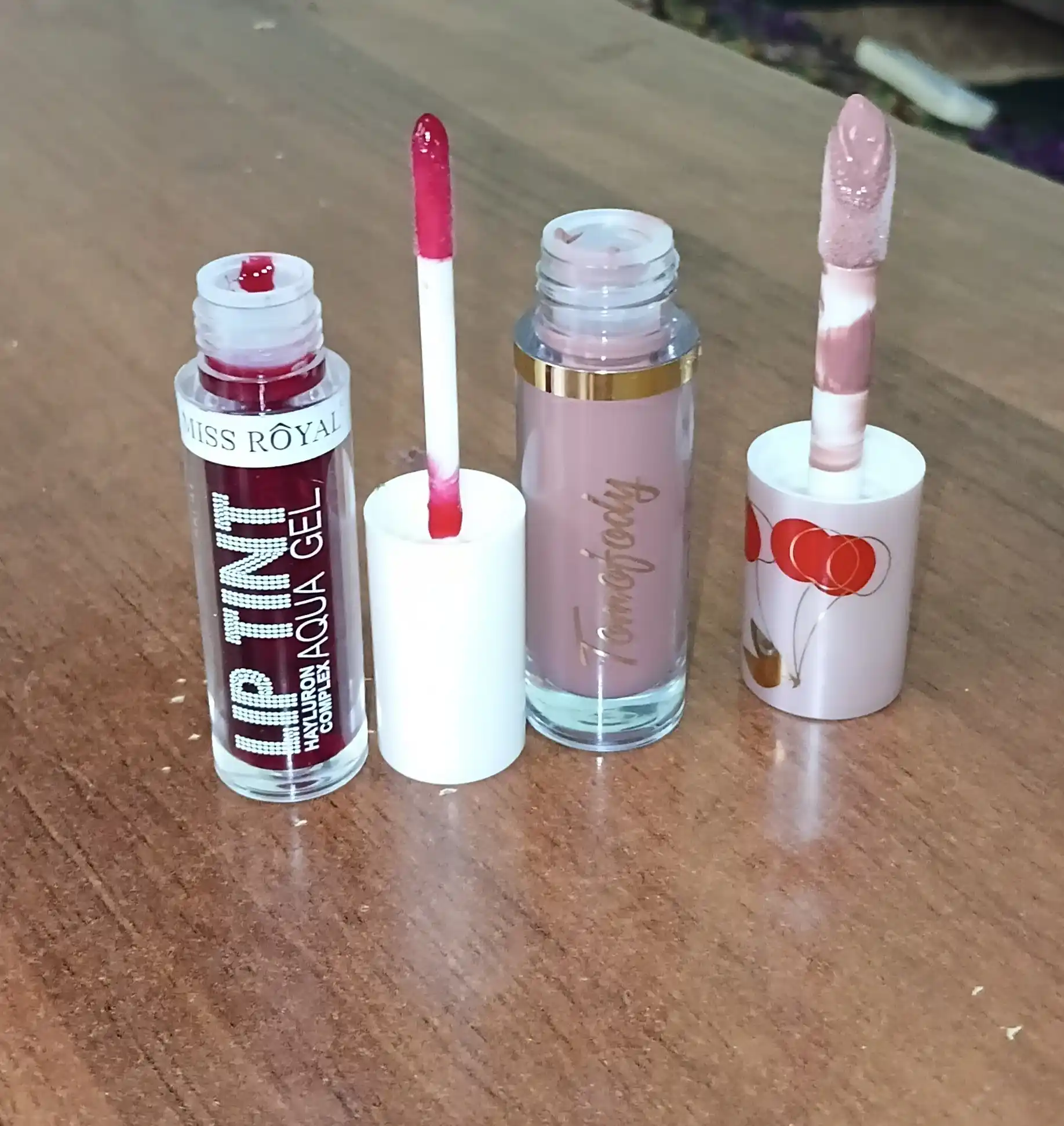Тинт для губ, Lip Tint Aqua Gel, 01, 02, 03, 04, 05, 06 долго держатся на губах