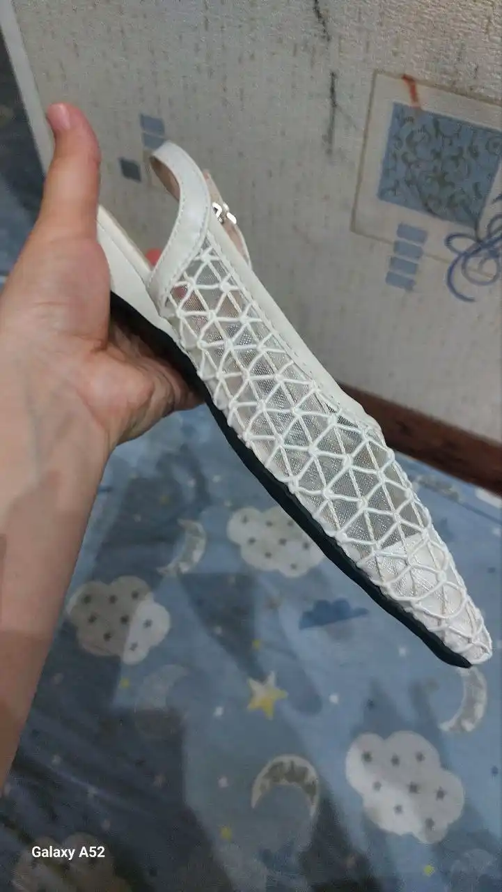 Женские туфли slingback, классическая и сетчатая модель