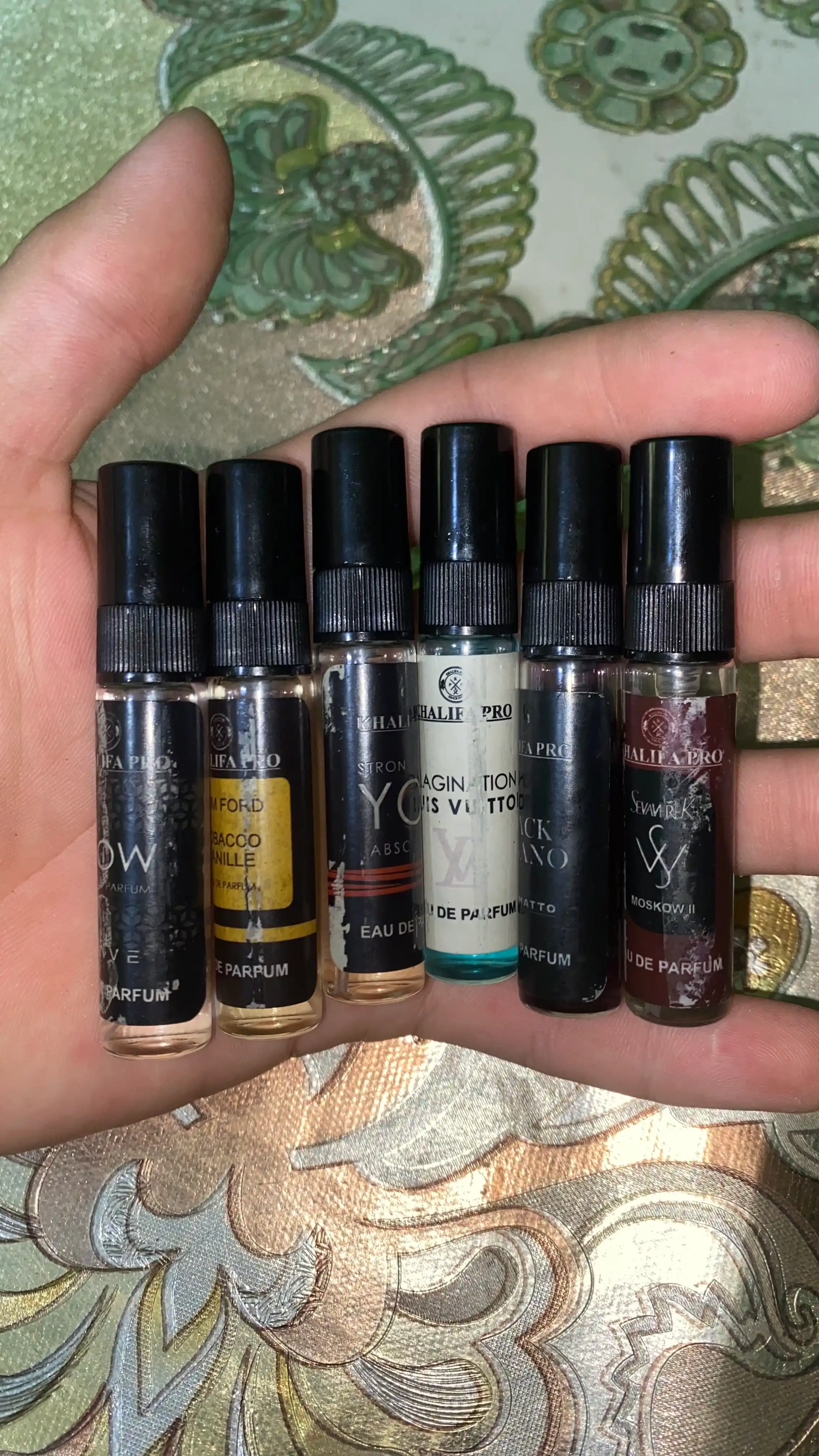 Erkaklar uchun atirlar to'plami, Now, Imagination, Moskow 2,Tobacco Vanille,You,Afgano,6in