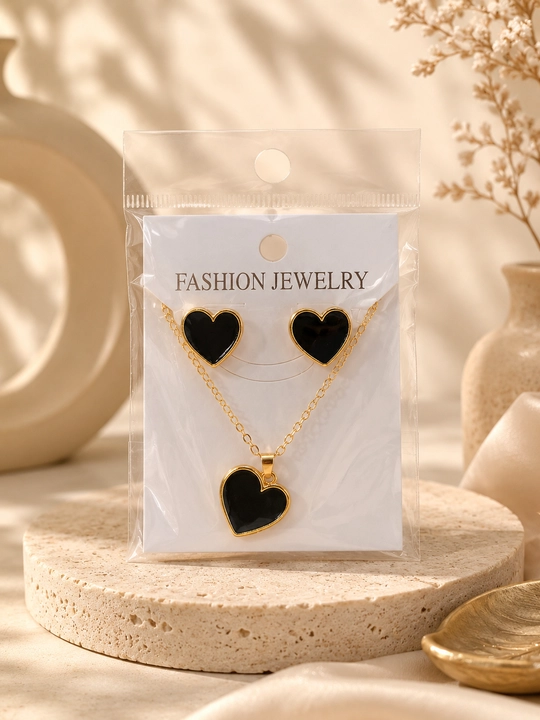 Комплект украшений Fashion Jewelry Premium – серьги и кулон с цепочкой