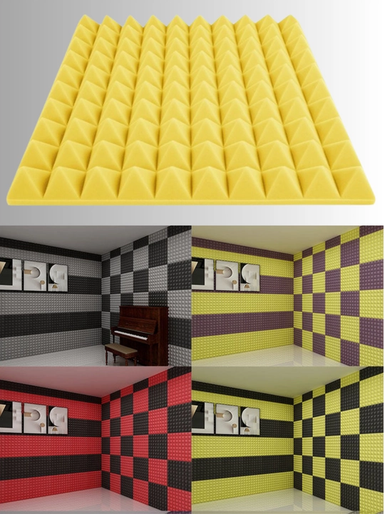 Studiya uchun o‘zi yopishadigan 50x50 sm o‘lchamli akustik porolon panel