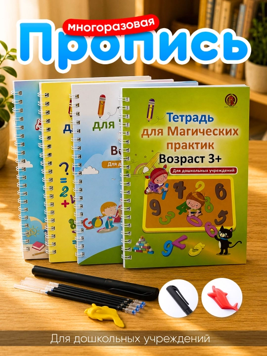 Ko‘p martalik husnixat daftari bolalar uchun - 