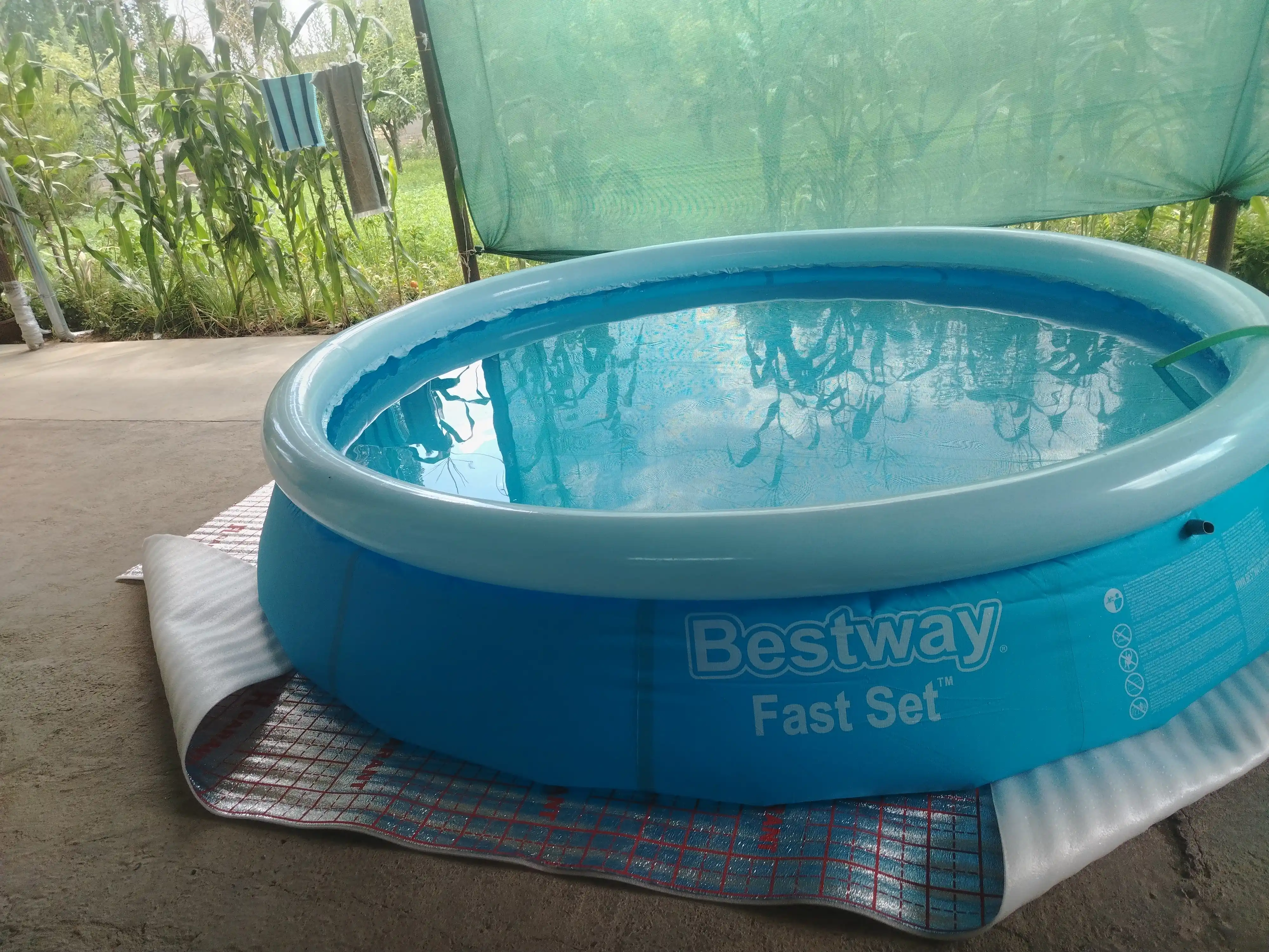 Надувной бассейн Bestway Fast Set, 940-5377 л, для детей и взрослых