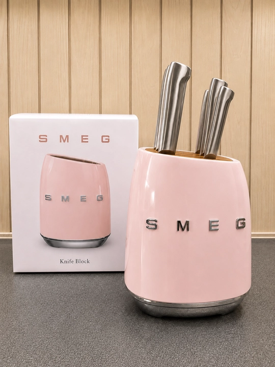 Smeg oshxona pichog‘i — go‘sht, sabzavot va mevalar uchun, zanglamaydigan po‘lat - 