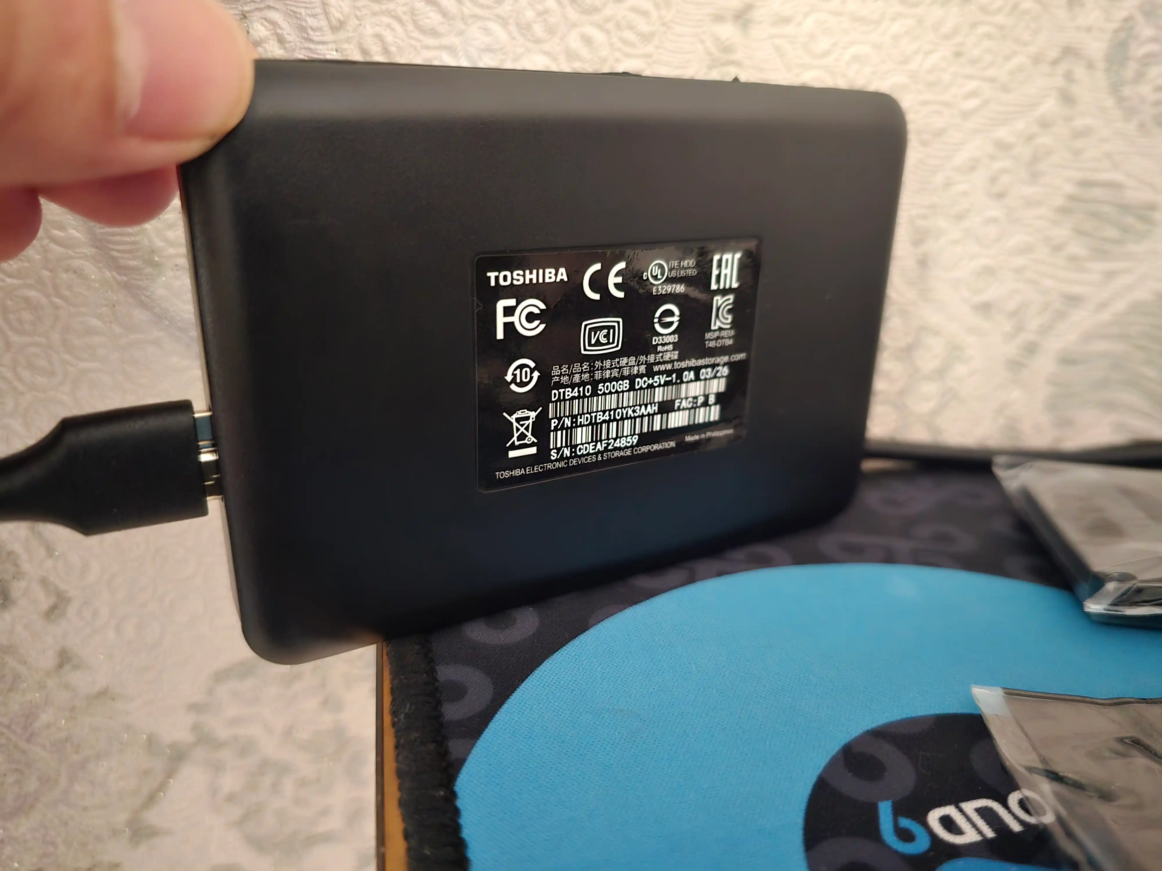 Toshiba Canvio Basics tashqi HDD, 320GB/500GB/1TB/2TB, USB 3.0
