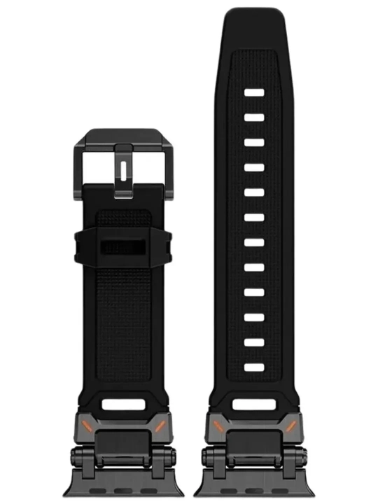 Ремешок для Apple Watch Ultra  42/44/45/46/49 мм, силиконовый, с металлическим креплением