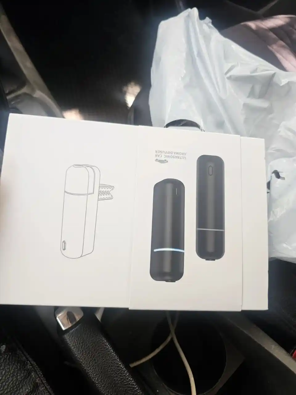 Avtomobil havo spreyi, elektr aromali diffuzer, simsiz 6ta hidli, Ultrasonic