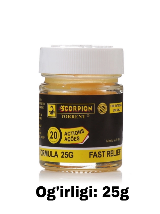 Обезболивающая мазь быстрого действия «SCORPION» - 