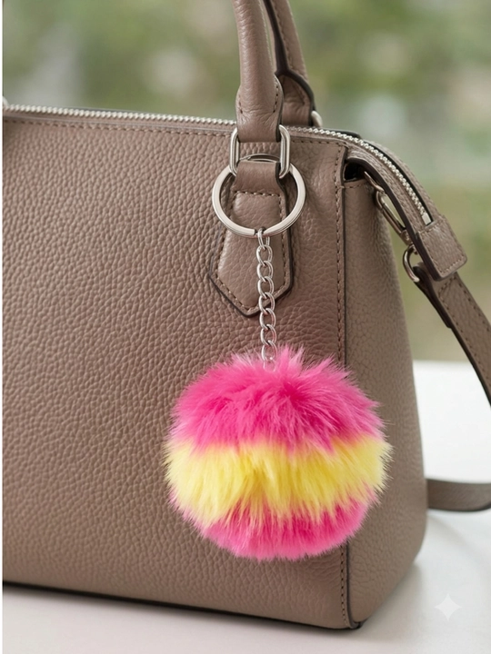 Yumshoq pom-pon brelok