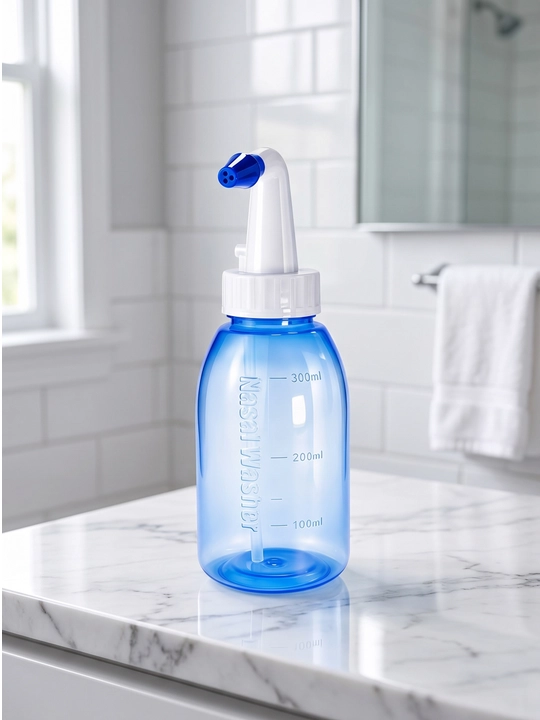 300ml burun yuvish asbobi, kattalar va bolalar uchun, avtomatik suv chiqishi - 