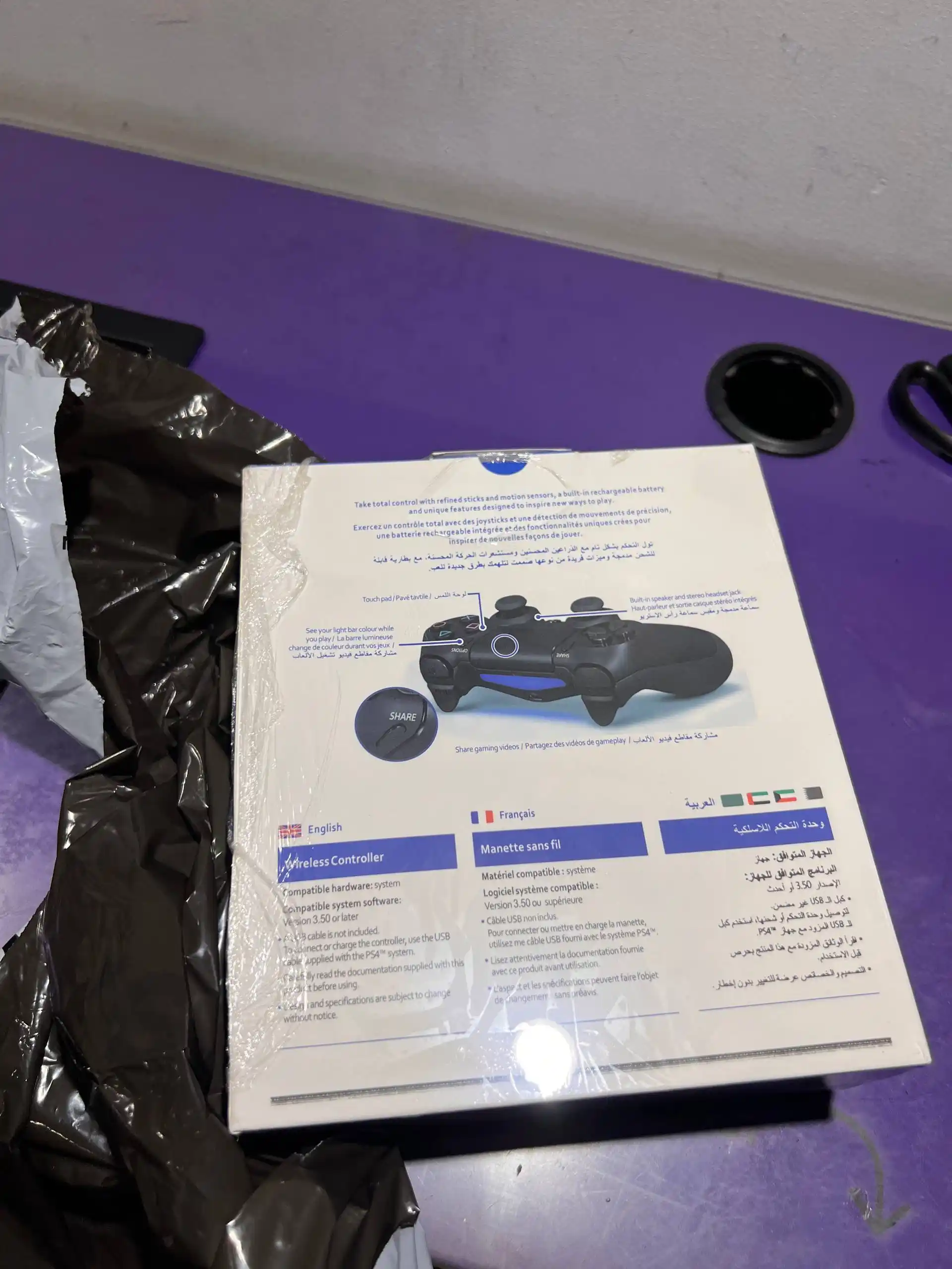 Геймпад PS4 Bluetooth джойстик с вибрацией и сенсорной панелью