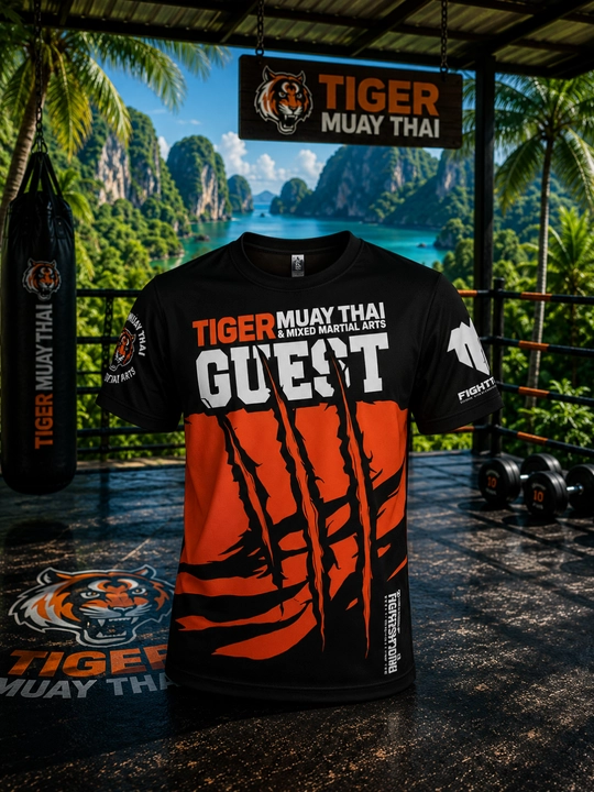 Tiger Muay Thai sport formasi, futbolka, MMA mashg‘ulotlari uchun kostyum