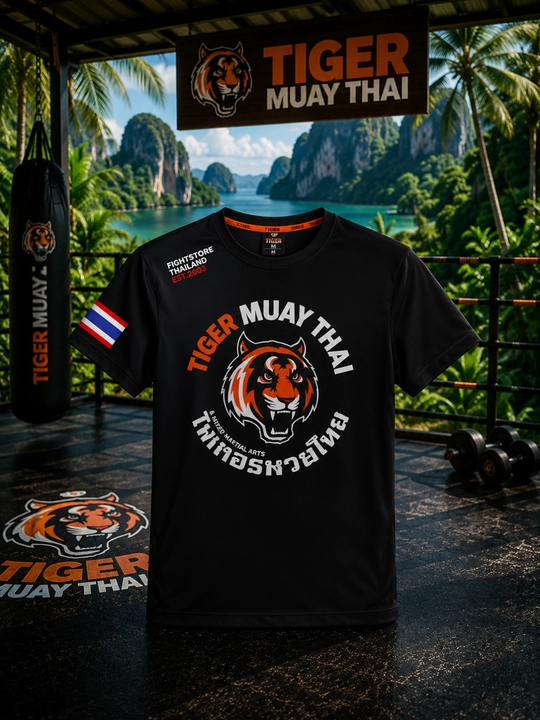 Спортивная форма Tiger Muay Thai, футболка, костюм для тренировок по ММА - 