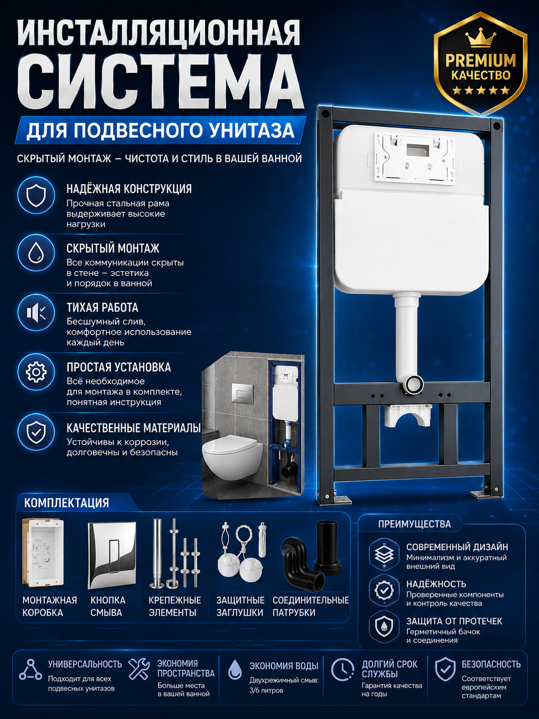 Osma unitaz uchun zapchastlar - 
