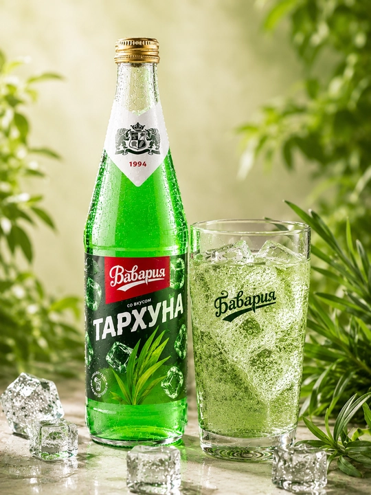 Bavaria Classic tarxun ta’mli kuchli gazlangan alkogolsiz ichimlik, 0.5 l