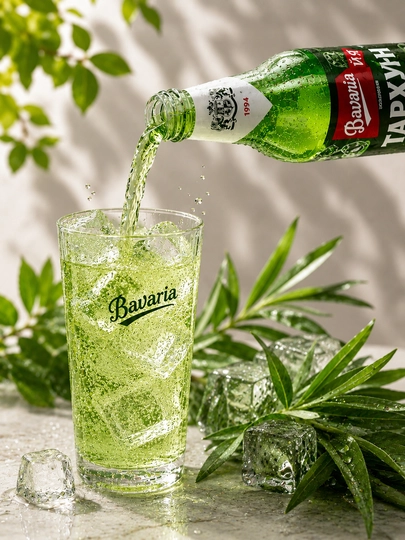 Bavaria Classic tarxun ta’mli kuchli gazlangan alkogolsiz ichimlik, 0.5 l