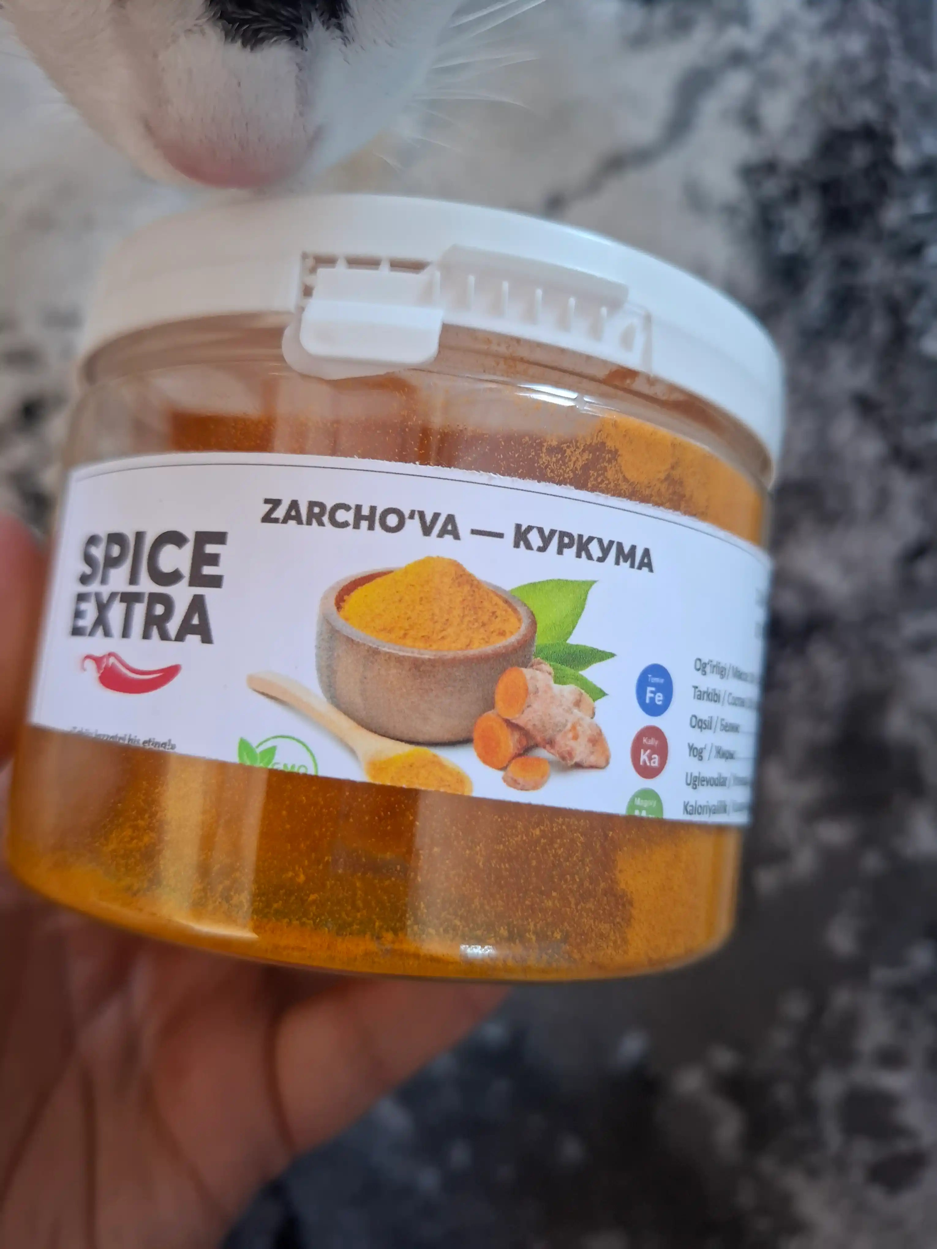 Kurkumа – Tabiiy maydalangan zarchava kukuni, 100% organik  100 g  200 g
