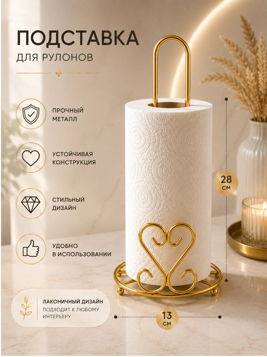 Qog‘oz sochiqlar uchun derjatel, oshxona uchun tutqich, salfetka tutqich, salfetnitsa - 