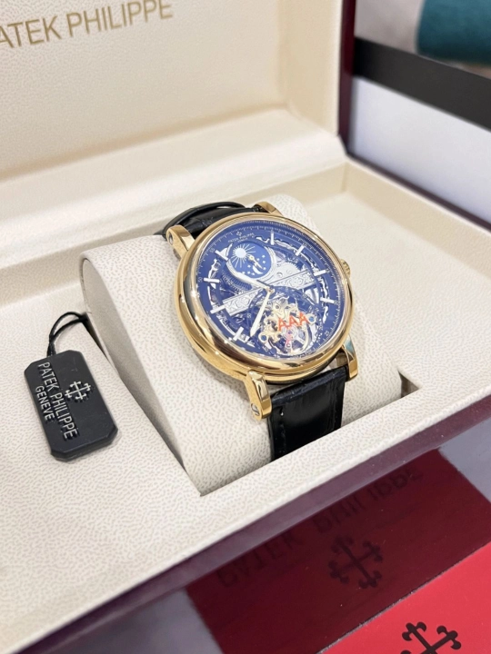 Erkaklar qo‘l soati, Patek Philippe mexanik soati, hujjatlar bilan, qo‘l fabrikasi bilan