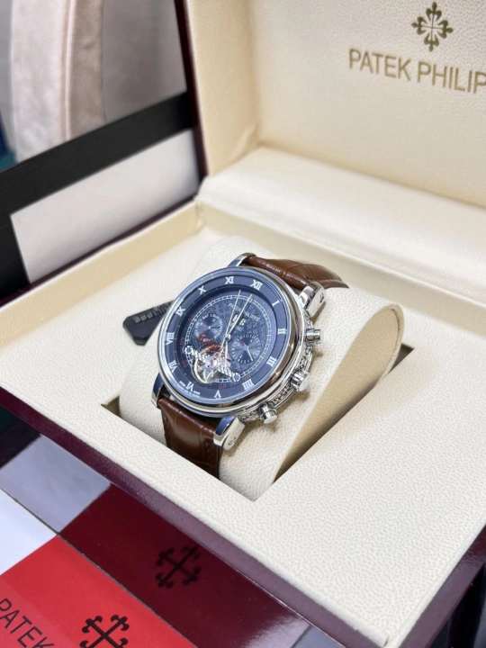 Erkaklar qo‘l soati, Patek Philippe mexanik soati, hujjatlar bilan, qo‘l fabrikasi bilan