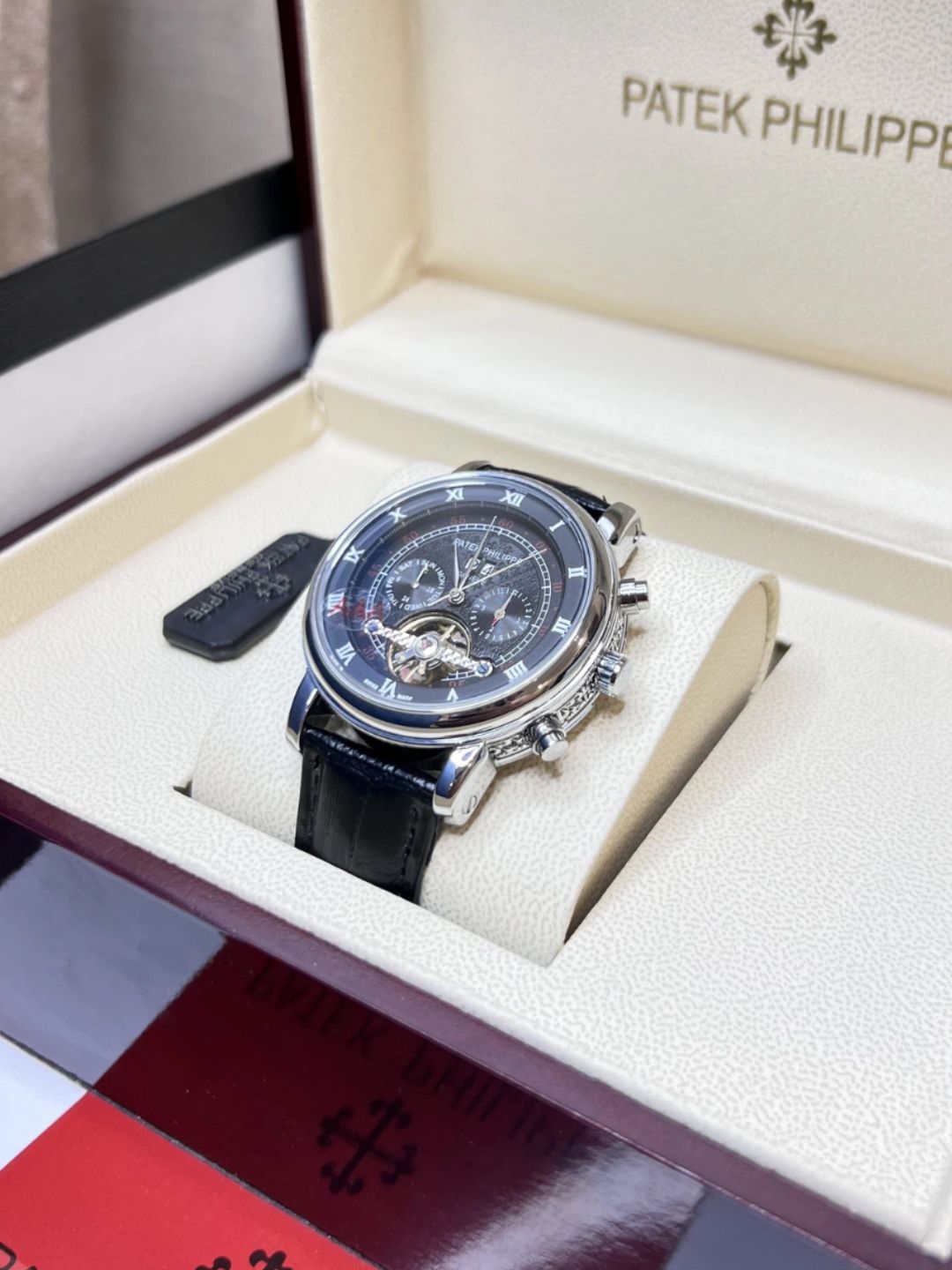 Erkaklar qo‘l soati, Patek Philippe mexanik soati, hujjatlar bilan, qo‘l fabrikasi bilan