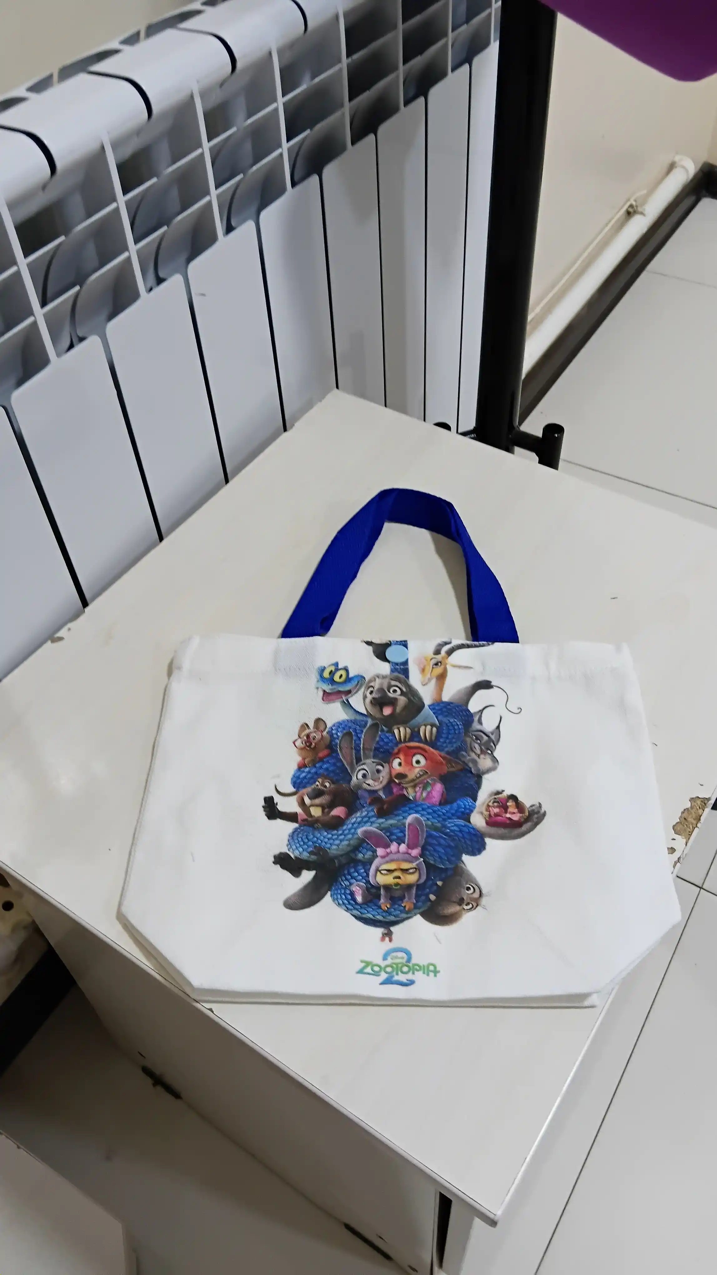 Bolalar shopper sumkasi, kundalik, yelka ustida, 27 x 21 sm