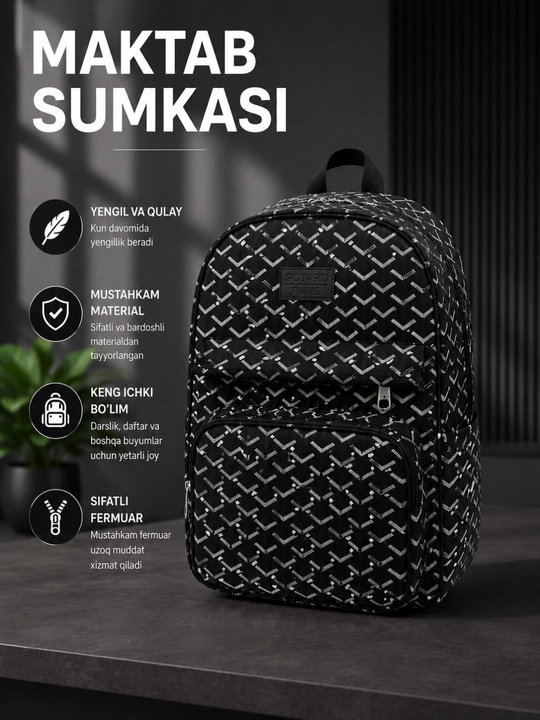 Maktab, erkaklar, shahar, sport, yo‘l, o‘qish uchun ryukzak