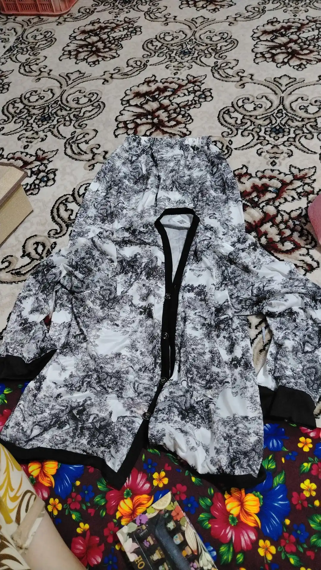 Ayollar pijama komplekt, uy uchun 4 tasi 1 da