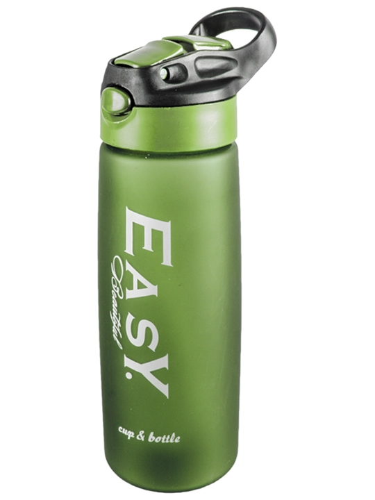 Sport suv idishi, fitnes idishi, qopqoqli va o‘lchov shkalasi bilan, 800 ml - 