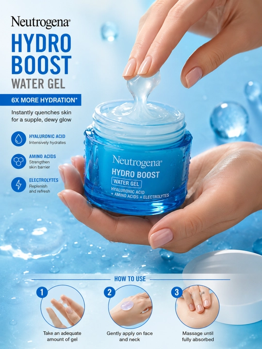 Neutrogena Hydro Boost Water Gel namlantiruvchi gel